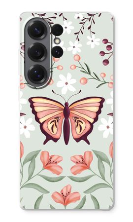 Vlinder in een bloemenwereld