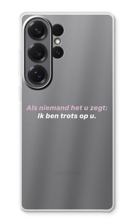 Ik ben trots op u