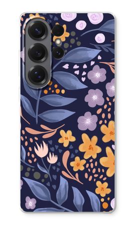 Flowers with blue leaves