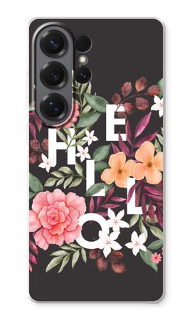 Hello in flowers