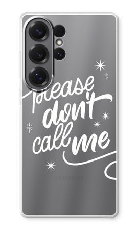Don't call