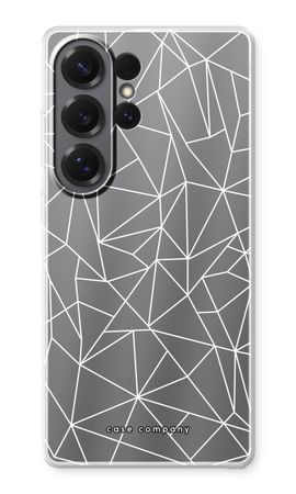 Geometric lines white