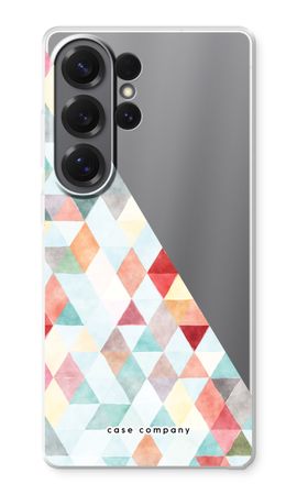 Coloured triangles pastel