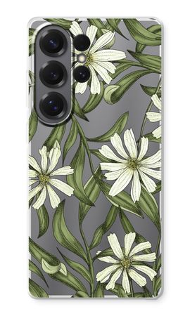 White flower pattern