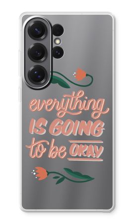 Optimistic flower girl