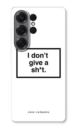 Don't give a shit