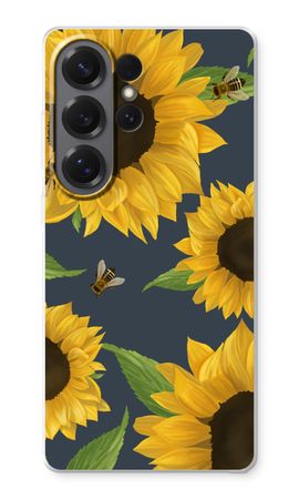 Sunflower and bees