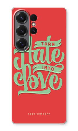 Turn hate into love