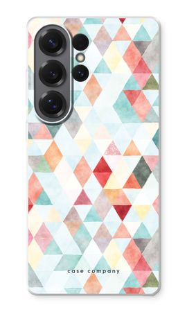Coloured triangles pastel