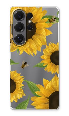 Sunflower and bees