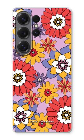 Flores retro - Morado