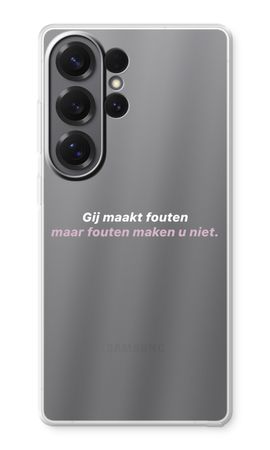 Fouten maken u niet