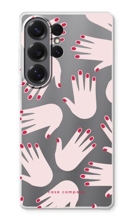 Hands pink