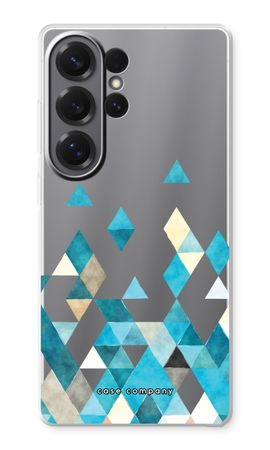 Coloured triangles blue