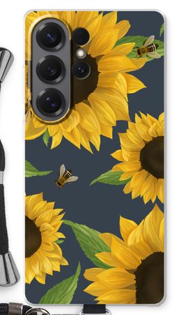 Sunflower and bees