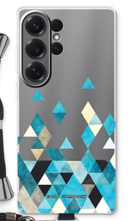 Coloured triangles blue