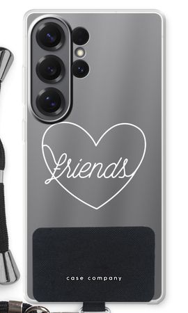 Friends heart pastel