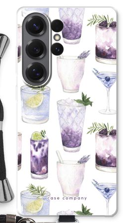 Violet cocktails