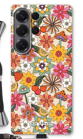 Retro bloemen N°2 - Geel