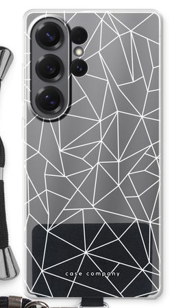 Geometric lines white