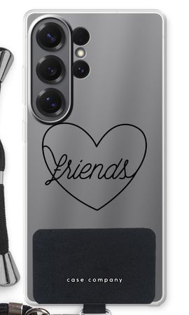 Friends heart black