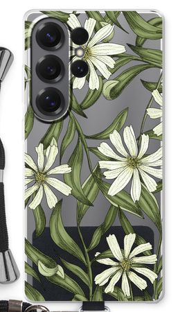 Wit bloemenpatroon