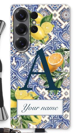 Monogram Blauwe tegels