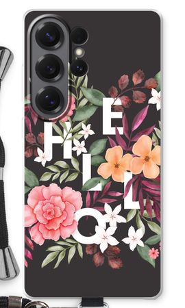 Hello in flowers