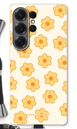 Gelbe Smiley-Blume