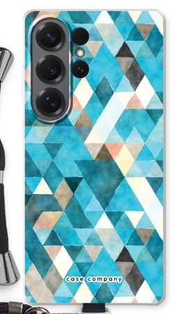Coloured triangles blue