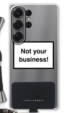 Not your business