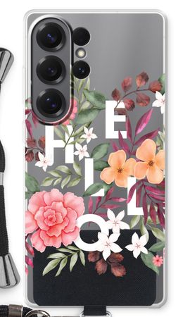 Hello in flowers