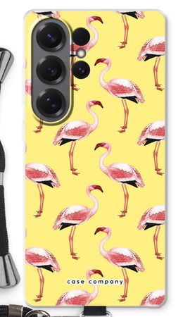 Flamingo's geel