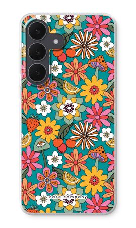 Retro Flowers N°2 - Blue