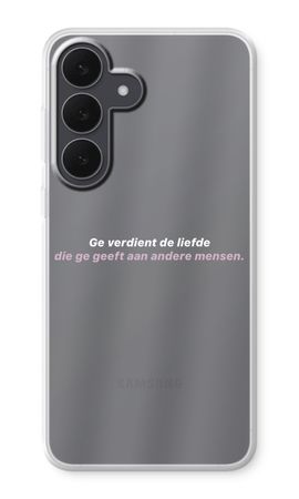 Ge verdient de liefde