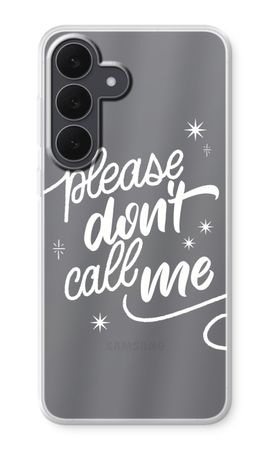 Don't call