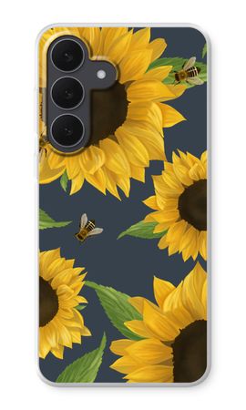 Sunflower and bees