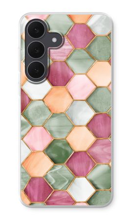 Hexagons in stained glass