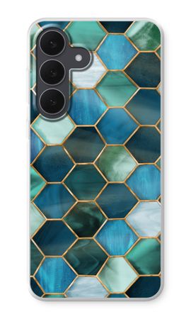 Hexagons in stained glass