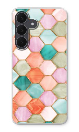 Hexagons in stained glass