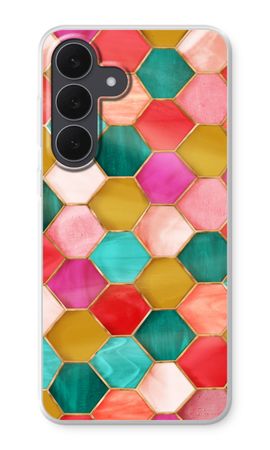 Hexagons in stained glass