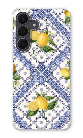 Tuiles bleues et citrons