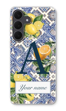 Monogram Blauwe tegels