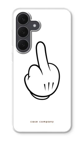 Mittelfinger weiß