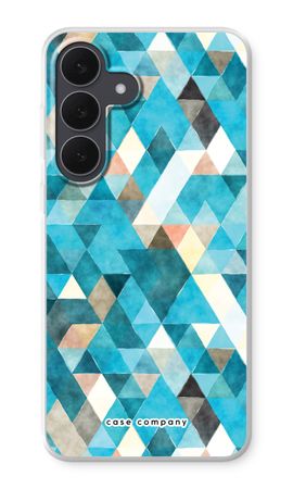 Coloured triangles blue