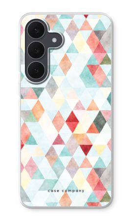 Coloured triangles pastel