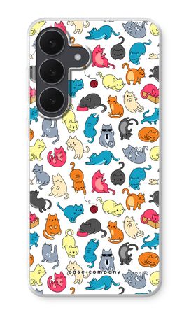Colourful cats