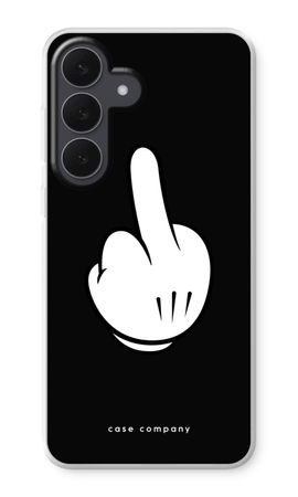 Mittelfinger schwarz