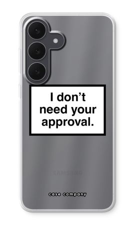 Don't need approval