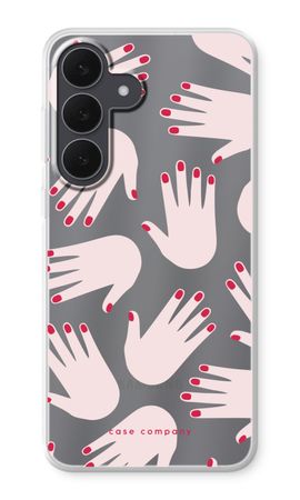 Hands pink